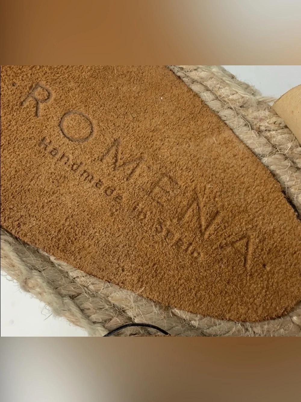 Ankle-Tie Brown Espadrille Wedge Sandals